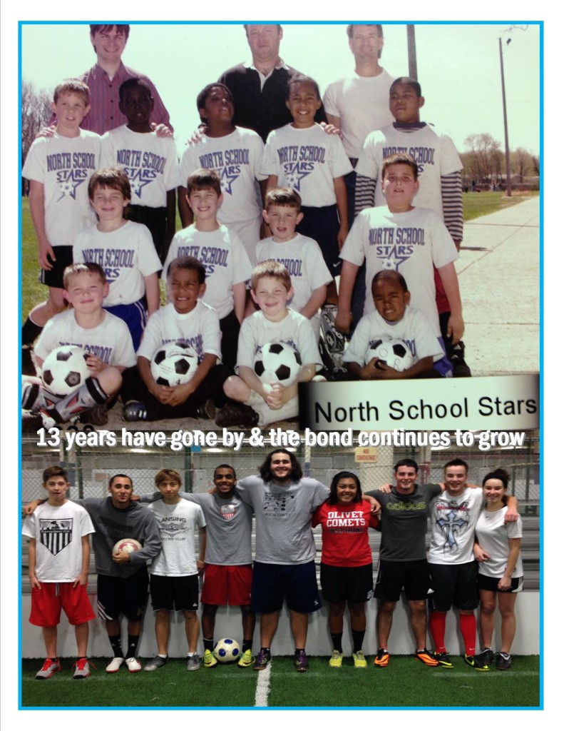 The first LSC team, the North Stars, then and now! Teammates for life.